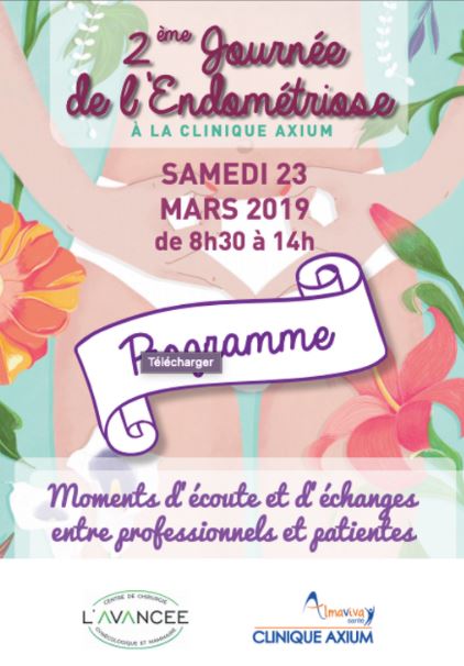 2ème Journée de l'endométriose le 23 mars 2019 organisée par L'Avancée à Aix en Provence 1