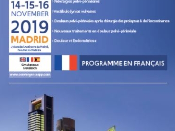 Congrès Convergences in Pelviperineal Pain 2019 en Espagne Présidé par le Dr E. Bautrant 1