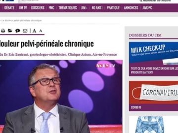 Interview sur JIM TV sur les Douleurs pelvi-périnéales du Dr Eric Bautrant, chirurgien à l'Avancée.