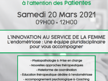 Journée de l'endométriose Webinaire du samedi 30 mars 2